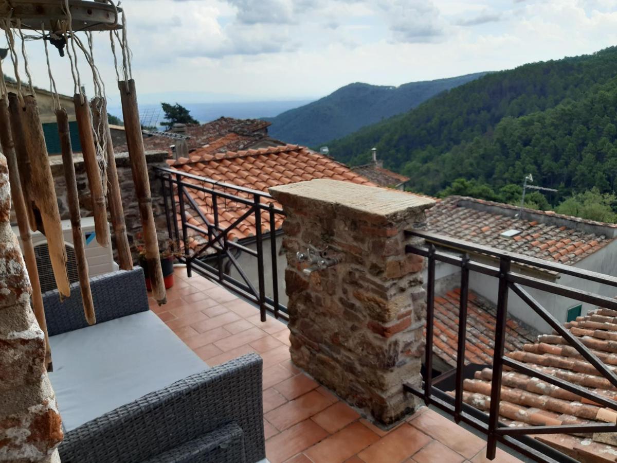 Attic With Balcony At Locanda Del Capo カパンノリ エクステリア 写真